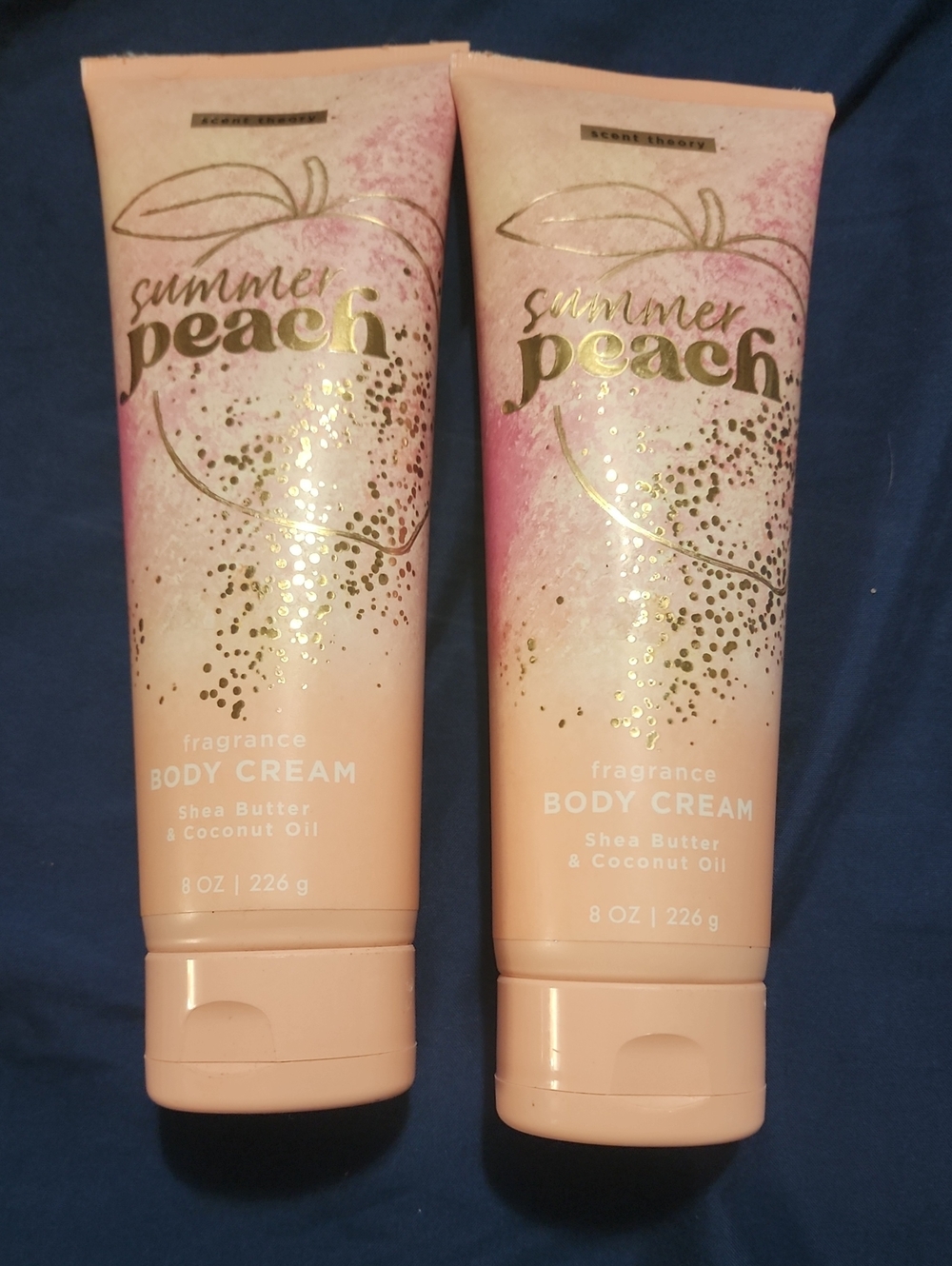 2 summer peach Fragrance Body Cream - Peach Pink